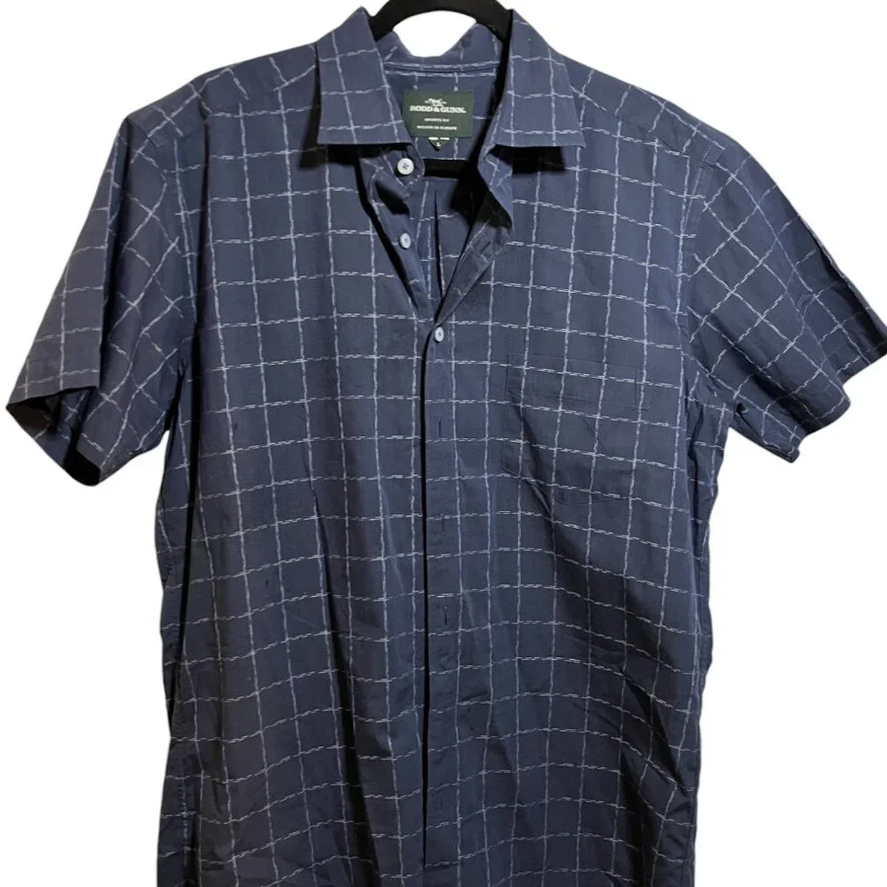 Rodd & Gunn Short Sleeve Button Shirt Size L - Picture 1 of 4